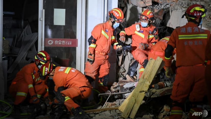Two dead in central China building collapse Two dead in central China building collapse