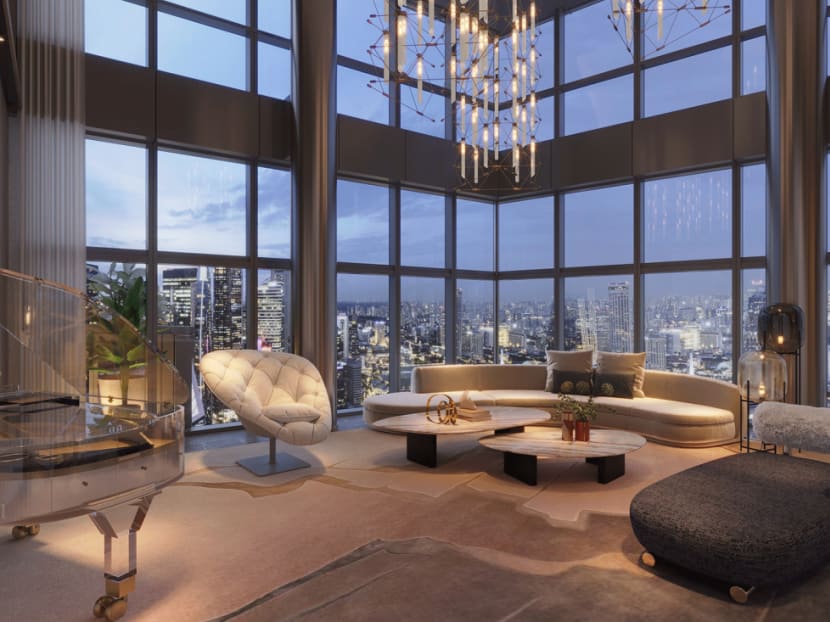 Stunning High End Penthouse Living With Marina Views image