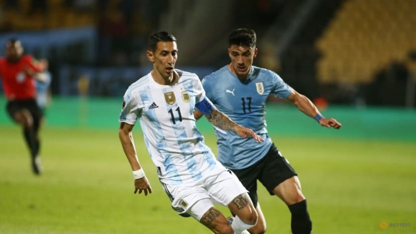 Early Di Maria goal gives Argentina 1-0 win at Uruguay Early Di Maria goal gives Argentina 1-0 win at Uruguay