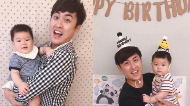 台湾过父亲节一样快乐　黄靖伦心疼老婆带小孩