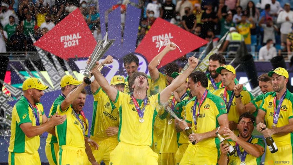 Banyak difitnah Marsh semua tersenyum setelah Australia memenangkan Piala Dunia