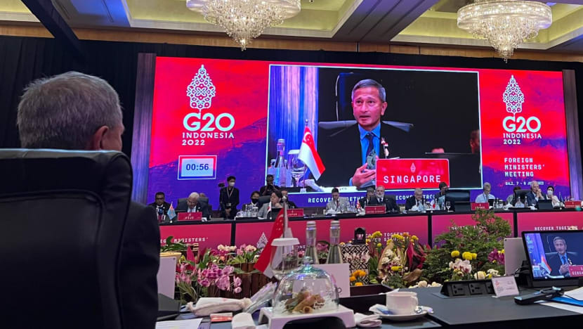 "Jangan jadikan makanan sebagai senjata," gesa Vivian Balakrishnan di Sidang G20 "Jangan jadikan makanan sebagai senjata," gesa Vivian Balakrishnan di Sidang G20