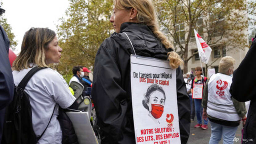 French healthcare workers who are unvaccinated against COVID-19 to face suspension French healthcare workers who are unvaccinated against COVID-19 to face suspension