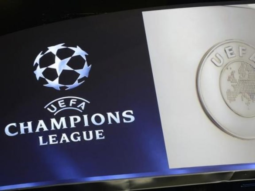 The UEFA Champions League logo is seen during the draw ceremony for the 2013/2014 Champions League Cup soccer competition at Monaco's Grimaldi Forum in Monte-Carlo on August 29, 2013. Photo: Reuters