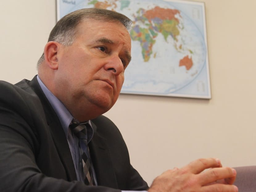 Retired US Major-General Douglas Stone. Photo: Ernest Chua