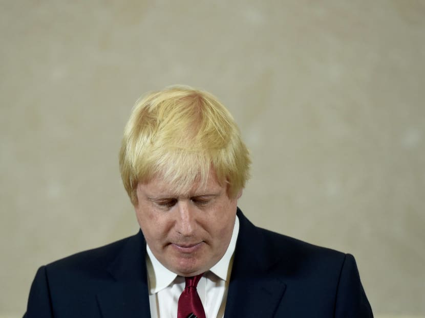 Vote Leave campaign leader, Boris Johnson, reacts as he delivers a speech in London on June 30, 2016. Photo: REUTERS
