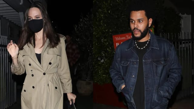 Angelina Jolie和The Weeknd共享晚餐传绯闻