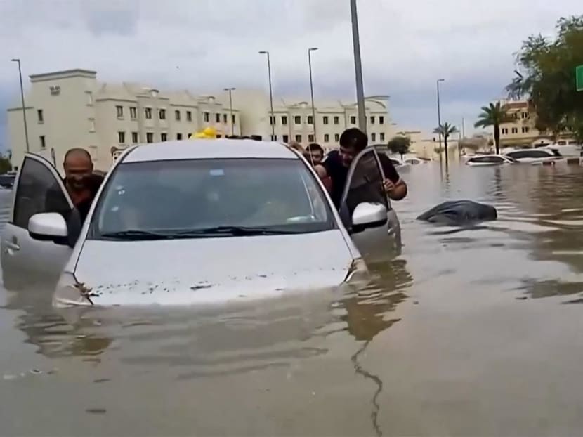 Dubai reels from floods chaos after record rains TODAY
