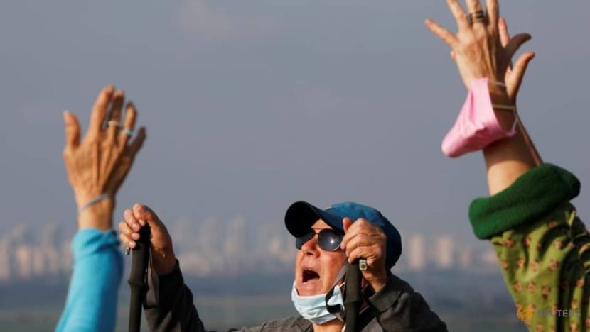 To lift lockdown gloom, Israelis keep calm and carry on screaming To lift lockdown gloom, Israelis keep calm and carry on screaming