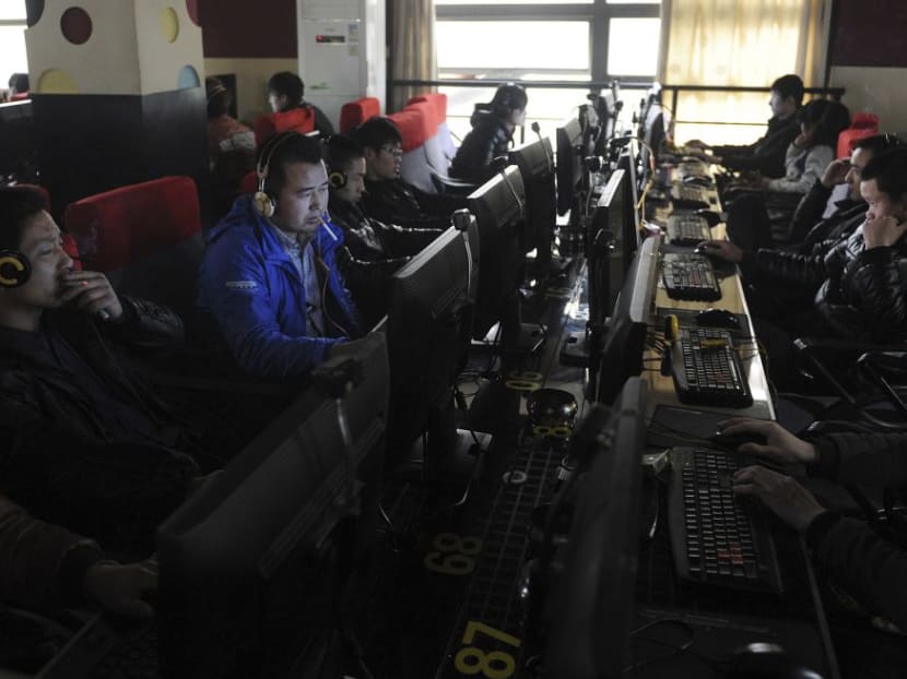 An Internet cafe in the Chinese city of Hefei. Today, China has the world’s only Internet companies that can match America’s in ambition and reach.