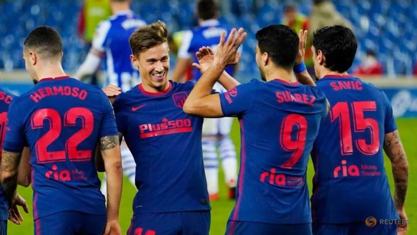 Football: Atletico sink Sociedad to move clear at top of La Liga Football: Atletico sink Sociedad to move clear at top of La Liga