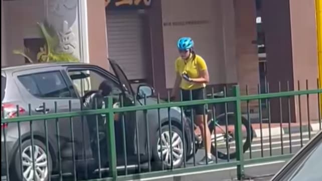 Car drives off with cyclist on bonnet after alleged altercation in Katong, 2 women assisting in police probe