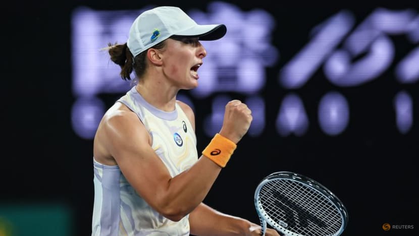 Swiatek into third round indoors as rain stops play outside Swiatek into third round indoors as rain stops play outside