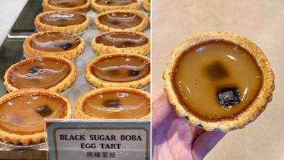 Tai Cheong Bakery Now Selling Black Sugar Boba Egg Tart