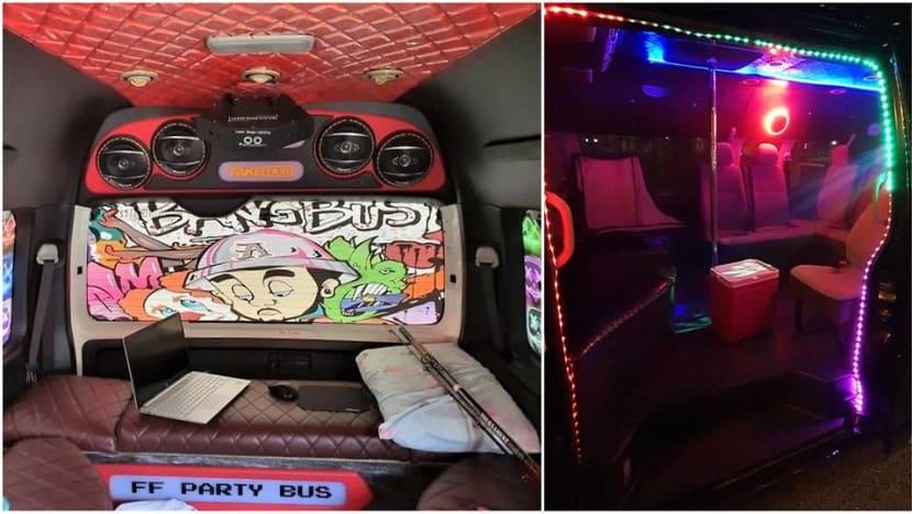6 'party buses' impounded, LTA investigating illegal modifications and other offences 6 'party buses' impounded, LTA investigating illegal modifications and other offences