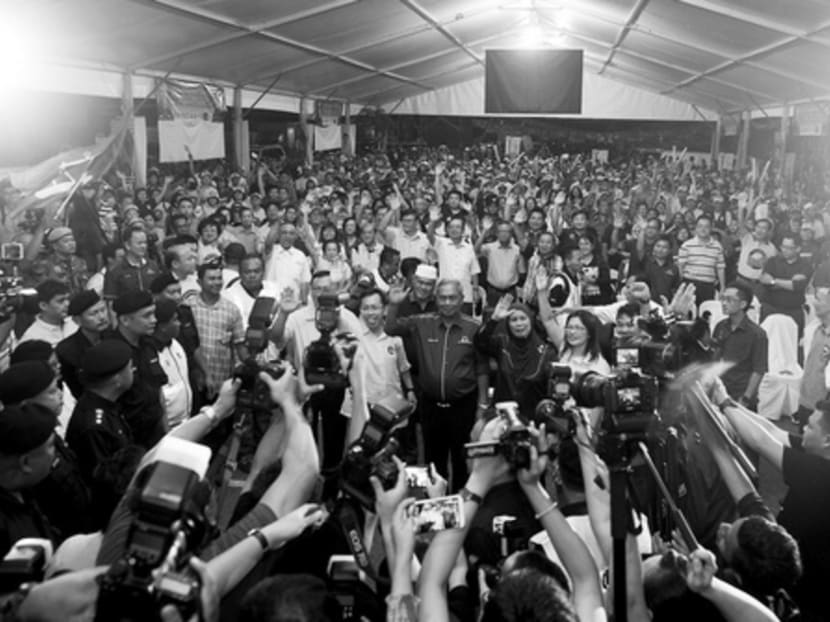 Mr Satem (centre) has implemented moves that centred on the theme of ‘Sarawak for Sarawakians’. Photo: Bernama Mr Satem (centre) has implemented moves that centred on the theme of ‘Sarawak for Sarawakians’. Photo: Bernama