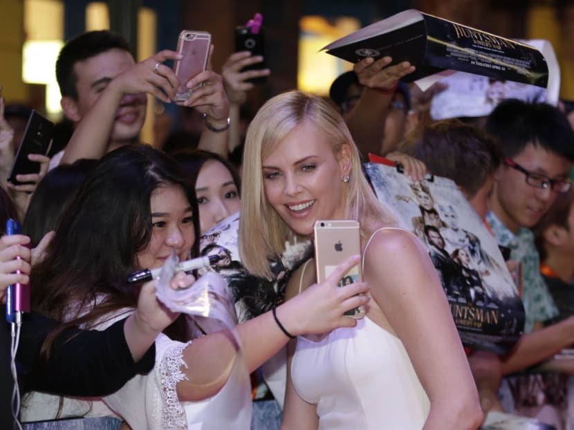The Huntsman stars feel the heat in S’pore The Huntsman stars feel the heat in S’pore
