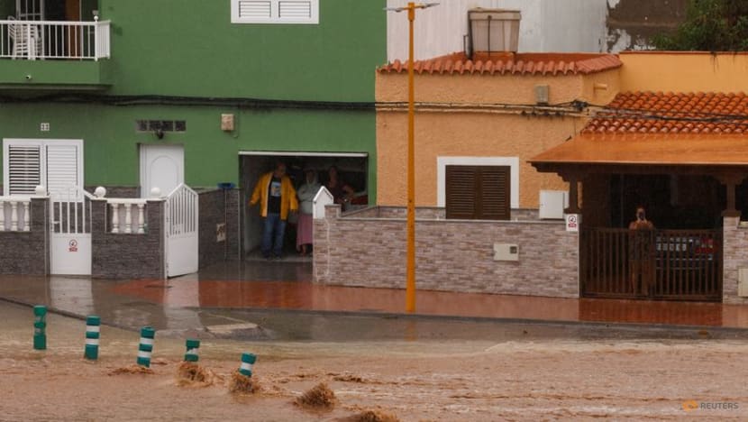 Flights cancelled as storm Hermine hits Spain's Canary Islands Flights cancelled as storm Hermine hits Spain's Canary Islands
