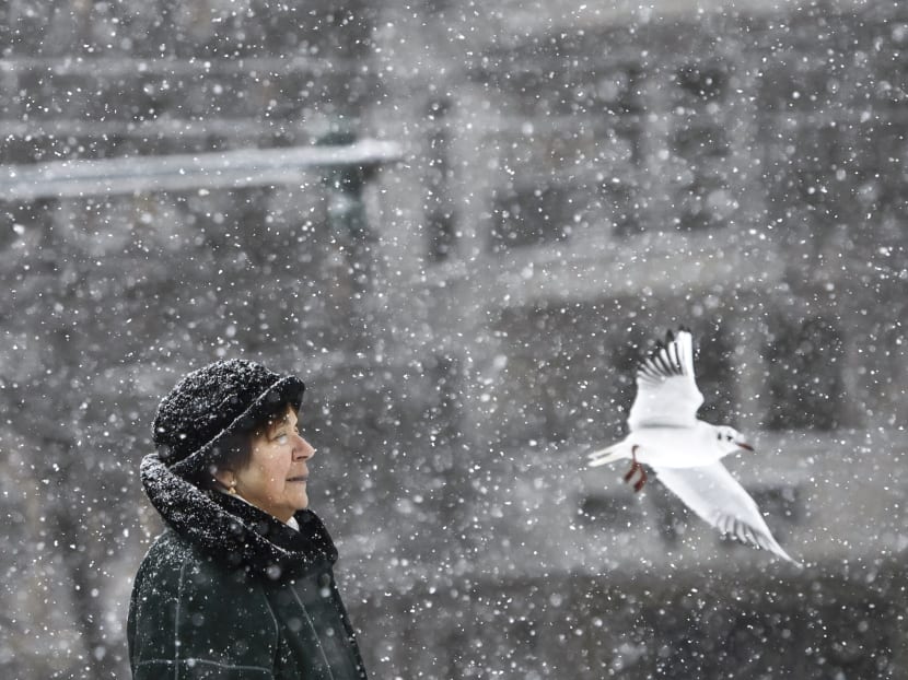 Blizzards, high winds batter Eastern Europe, cause havoc