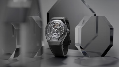 Girard-Perregaux’s latest Laureato Absolute throws a little shade to the sapphire crystal watch trend
