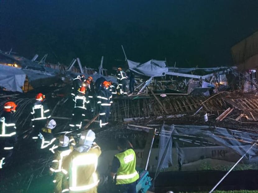 1 dead, 10 injured after collapse of uncompleted TPE-PIE viaduct near airport