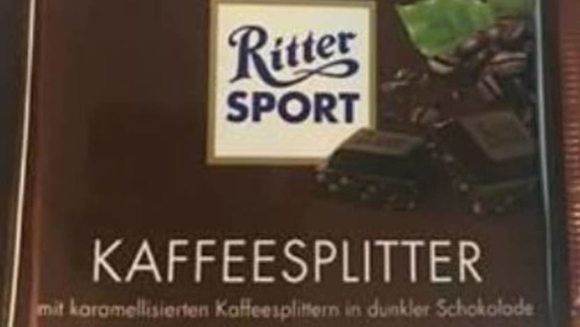 Importer of recalled Ritter Sport chocolate fined: SFA