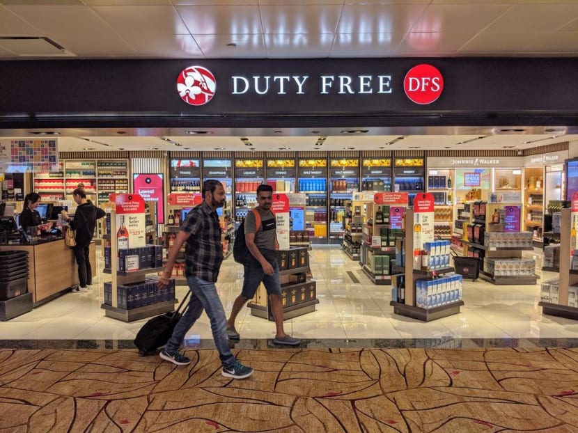Employees retrenched by DFS, which runs duty-free stores, were upset with the initial compensation payout offered by the company. Employees retrenched by DFS, which runs duty-free stores, were upset with the initial compensation payout offered by the company.