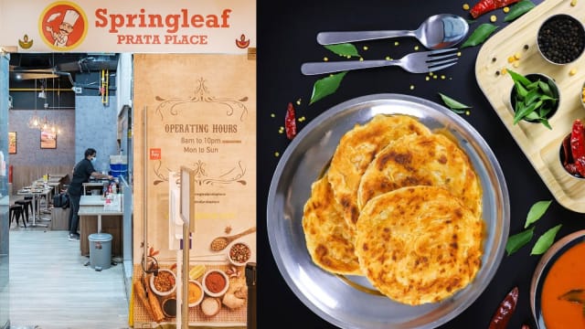 #sgdeals 成功登上“Michelin Guide 2023”　Springleaf Prata Place将送印度煎饼
