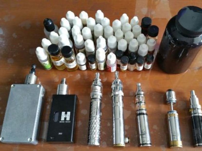 Some of the seized items during the Health Sciences Authority bust. Photo: HSA
