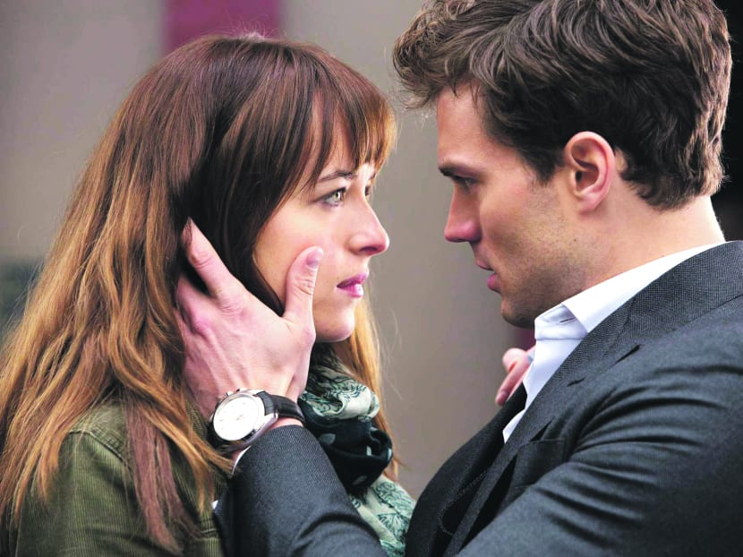 A film scene from erotic movie 50 Shades Of Grey. Photo: Universal Pictures