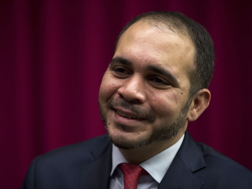 FIFA vice president Jordan's Prince Ali bin al-Hussein speaks during an interview with The Associated Press after his FIFA presidency campaign launch press conference in a London hotel, Tuesday, Feb. 3, 2015.  Photo: AP