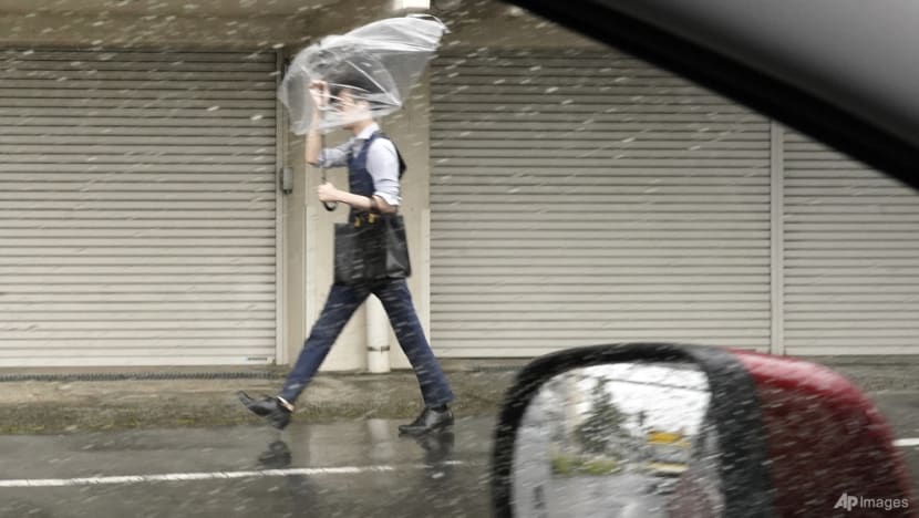 Japan slammed by torrential rain as Typhoon Mawar nears