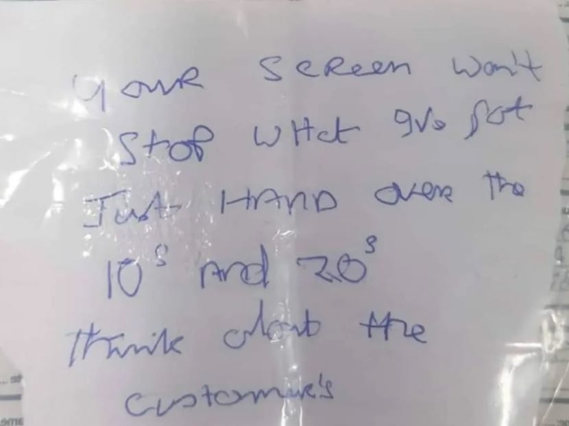 A British pensioner failed to rob a bank as the bank teller could not read his demand note. A British pensioner failed to rob a bank as the bank teller could not read his demand note.