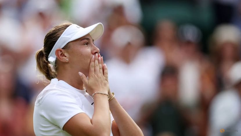 Anisimova relishes Centre Court debut at Wimbledon