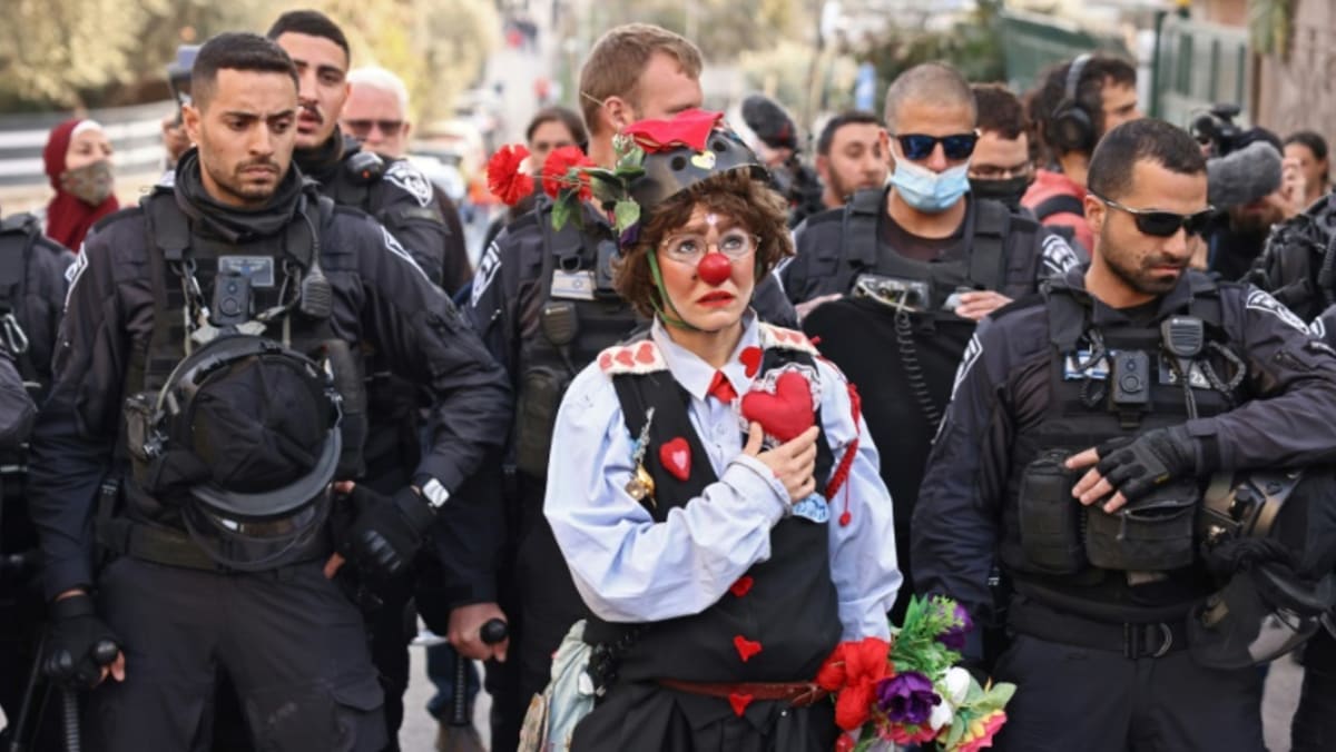 Polisi Israel membubarkan pengunjuk rasa Palestina di Yerusalem