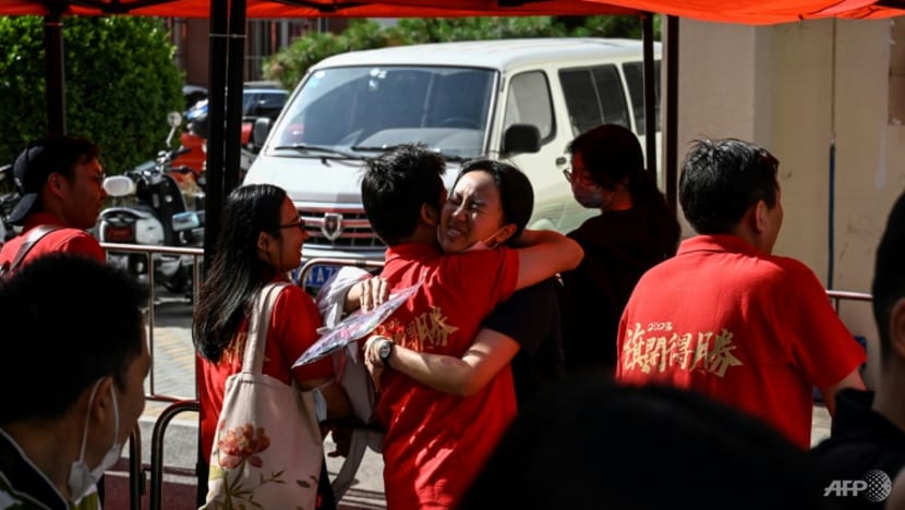 Millions of Chinese students sit gruelling college entrance exams