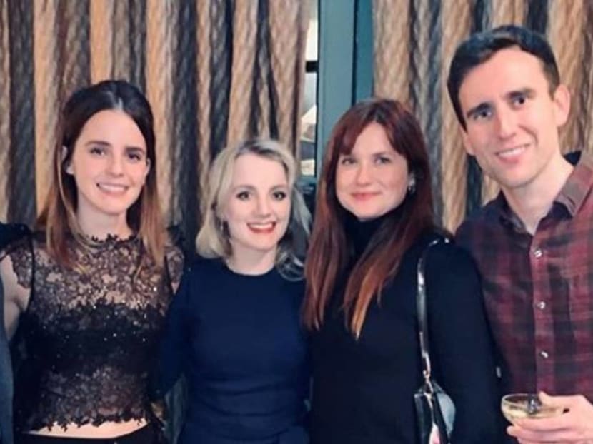 Emma Watson has a Harry Potter Christmas reunion with Hogwarts friends Emma Watson has a Harry Potter Christmas reunion with Hogwarts friends