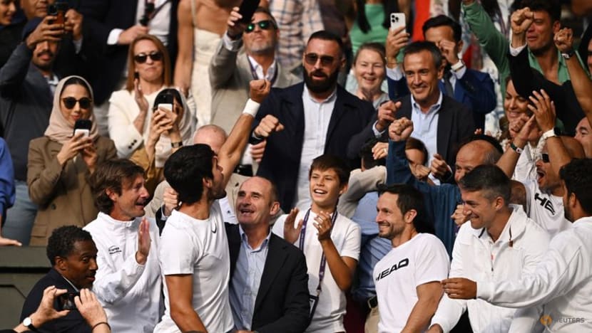 Reaction to Carlos Alcaraz winning Wimbledon