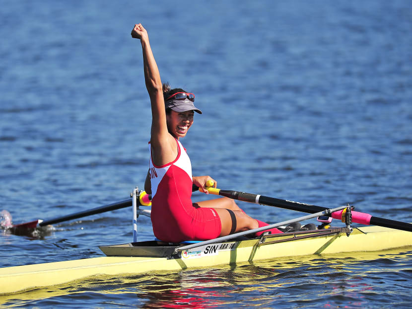 Saiyidah Aisyah, a double bronze medallist at the 2015 SEA Games in June, still has some way to go, says her coach. Photo: Sport Singapore