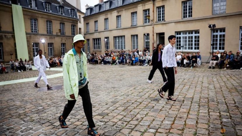 Hermes trots out seahorses and shimmery windbreakers at Paris Fashion Week Hermes trots out seahorses and shimmery windbreakers at Paris Fashion Week