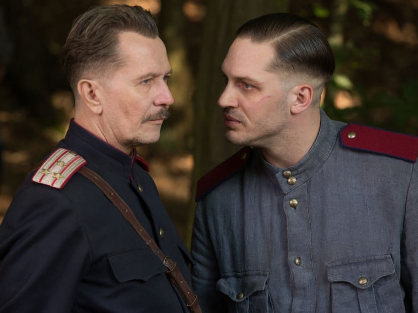 Actors Gary Oldman, left, and Tom Hardy star in Child 44. Photo: Bloomberg