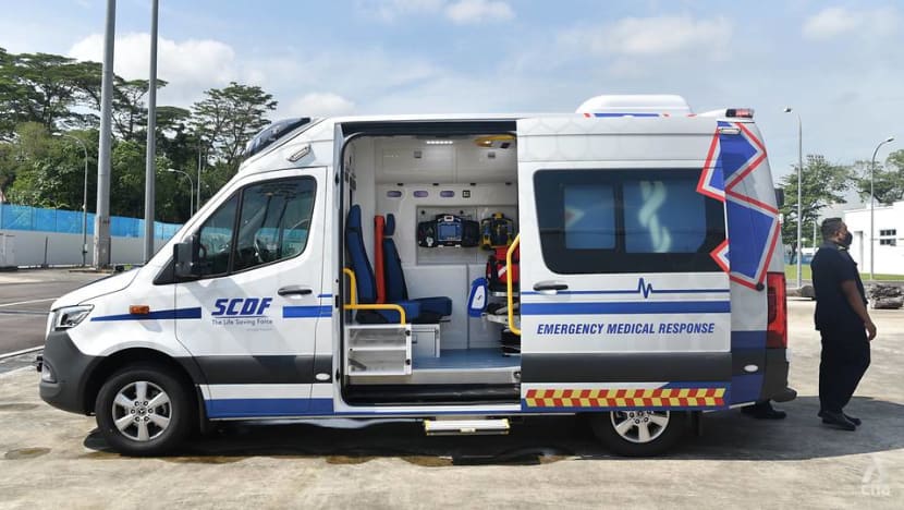 SCDF to roll out new ambulance that can self-decontaminate and automatically load stretcher SCDF to roll out new ambulance that can self-decontaminate and automatically load stretcher