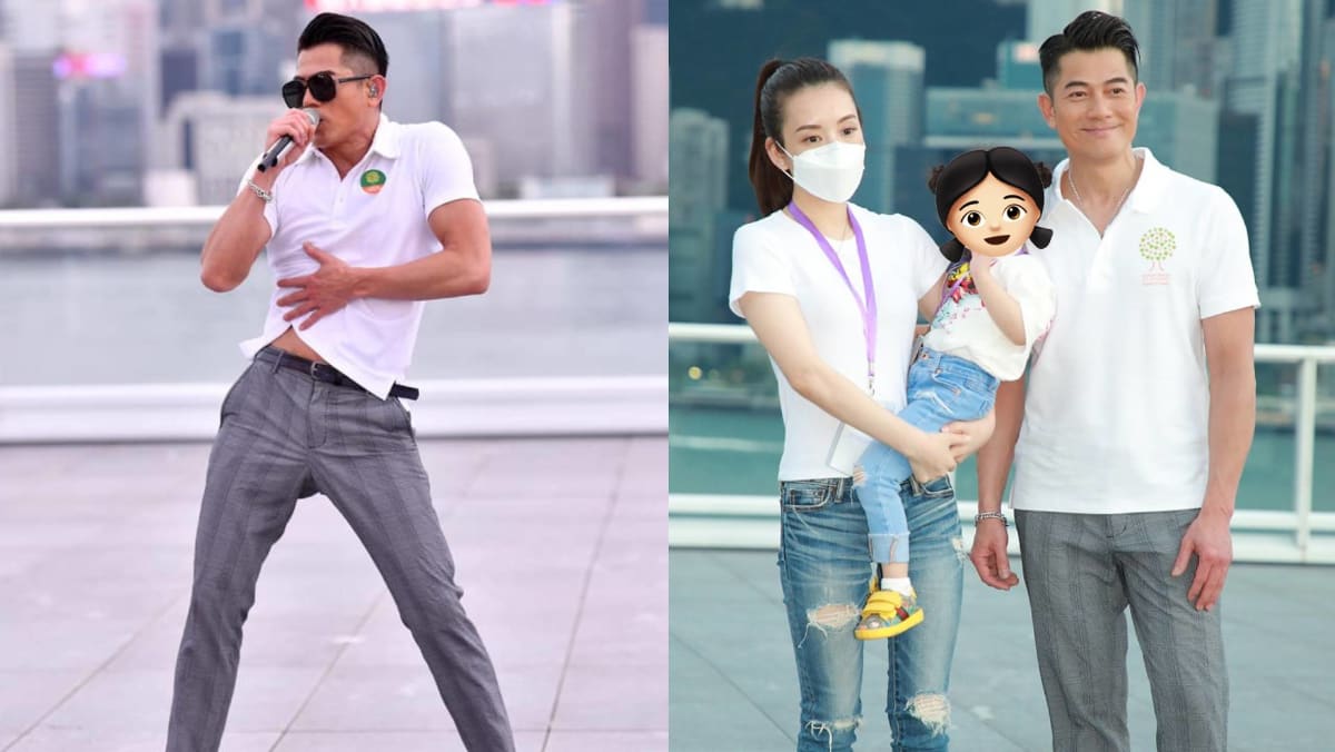 Aaron Kwok’s Oldest Daughter Met The Media For The First Time At His Online Charity Concert - TODAY