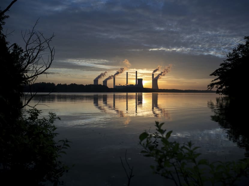 The coal-fired Plant Scherer, one of the US' top carbon dioxide emitters. US President Donald Trump declared June 4 he was pulling the US from the landmark Paris climate agreement, striking a major blow to worldwide efforts to combat global warming and distancing the country from its closest allies abroad. Photo: AP