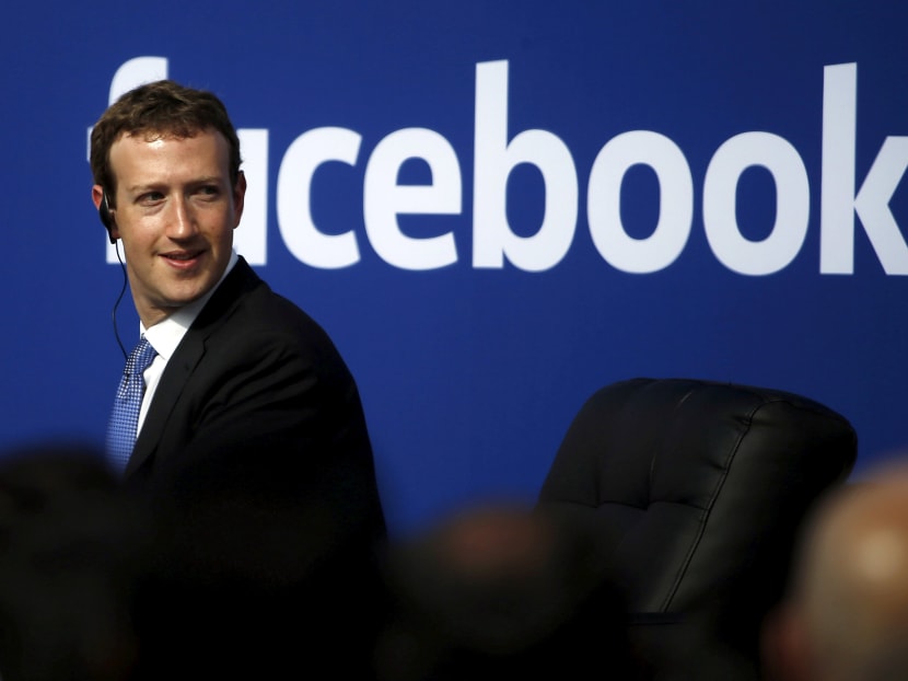 Facebook CEO Mark Zuckerberg on stage during a town hall at Facebook's headquarters. Reuters file photo