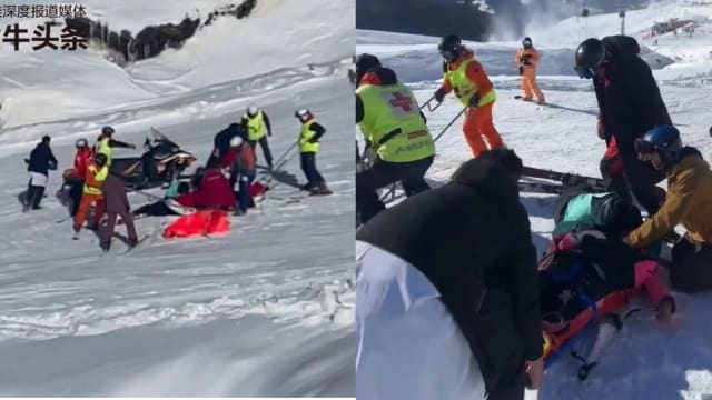 疑为避开拍摄雪友失控 中国知名滑雪教练意外身亡