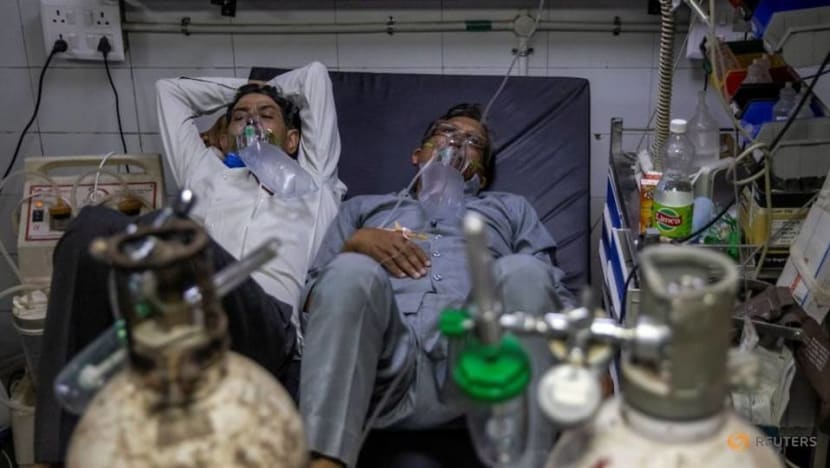 2 to a bed in Delhi hospital as India's COVID-19 crisis spirals 2 to a bed in Delhi hospital as India's COVID-19 crisis spirals