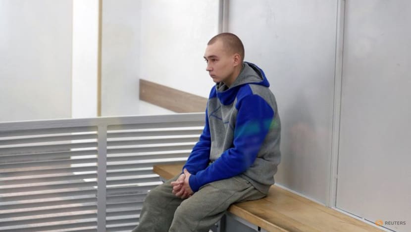 Russian soldier jailed for life in first war crimes trial of Ukraine war