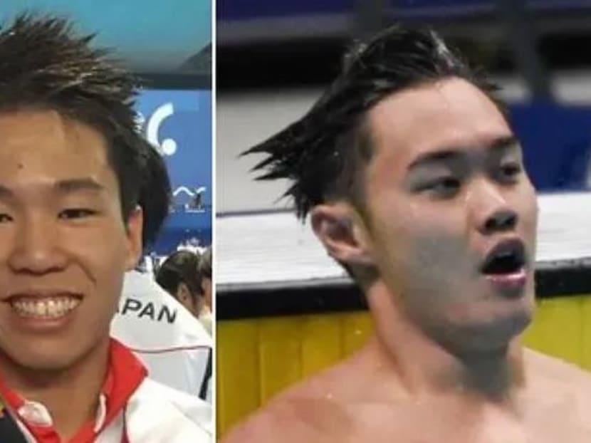 Singapore swimmers Jonathan Tan (left) and Teong Tzen Wei set a joint-new SEA Games record on Dec 9, 2019. Singapore swimmers Jonathan Tan (left) and Teong Tzen Wei set a joint-new SEA Games record on Dec 9, 2019.