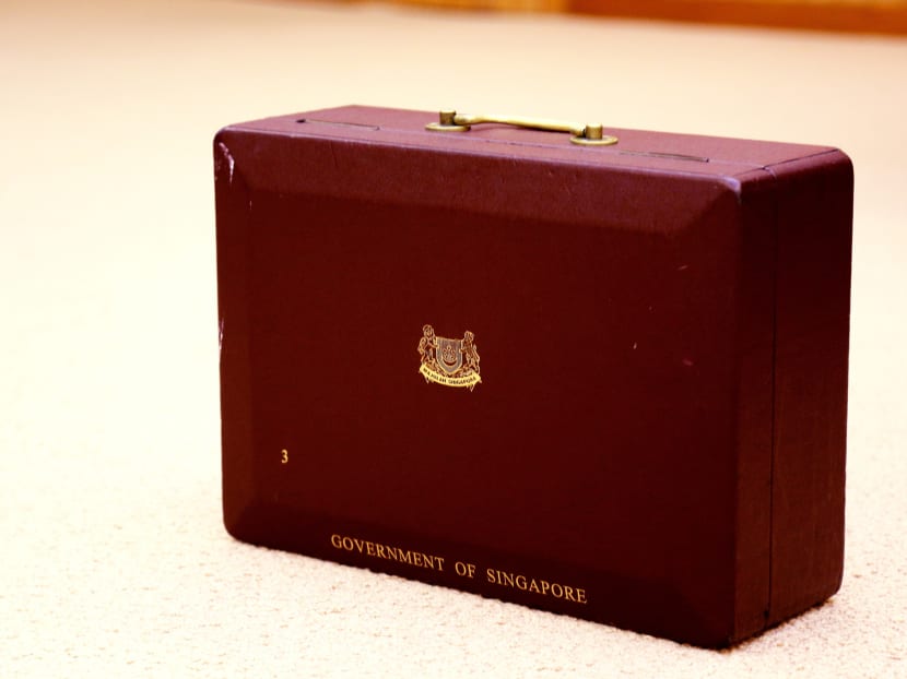 Mr Lee Kuan Yew’s red box. Photo: Ministry of Communications and Information